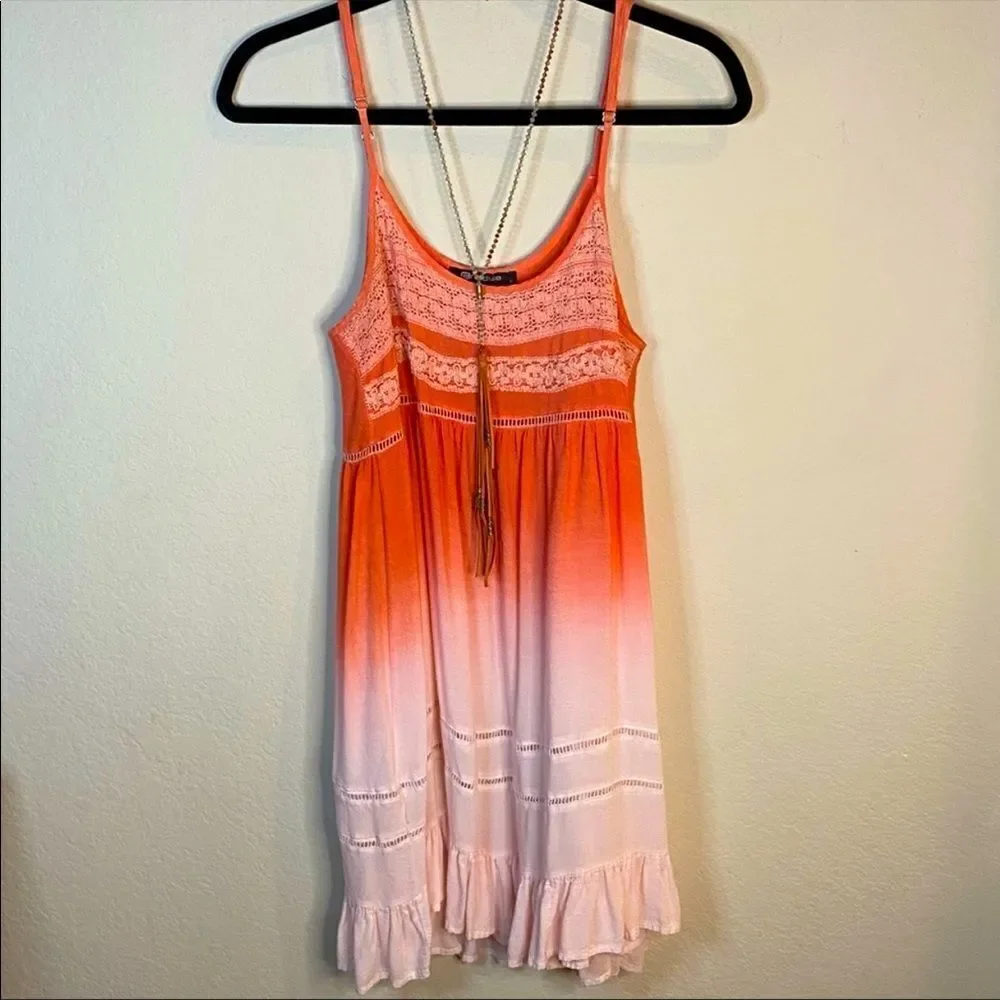 Mandarin Ombré Long Necklace